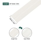 Meccanixity 3 4 Inch Single Fold Bias X 25 Yards  Original White