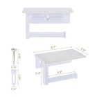 Toilet Paper Holder Tissue Roll Holder For Bathroom White