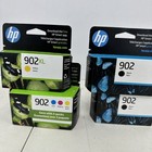 Hp 902xl regular Ink Cartridges - 4 Pack - Yellow Xl tri black - Exp 1 26-2 27