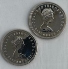 1978 Canada Silver Dollar Pl 2-coin Lot No Capsule  1 Coins Only Two 50 
