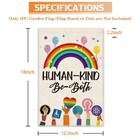 Human Kind Be Both Welcome Garden Flag Yard Outdoor Farmhouse Decorations  Be   