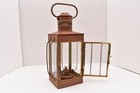 Vtg Lantern Cabin Light Lamp Nautical Atq Brass Ships Cargo Boat Maritime 12  
