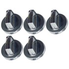 5-pack W10316664 Wpw10316664 Stove Gas Oven Range Control Knob Kit For Whirlpool