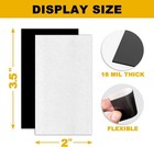 Business Card Magnets  2x3 5 Inch 50 Pack  Peel And Stick Self Adhesive Magnetic