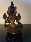 6  Antique Green Tara Tibetan Bronze