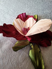 Fashion Jewelry  Fabric Flower Brooch  Flower Pin  Large Iris  Gifts For Women