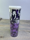2021 Starbucks Glows In Dark Purple Cat Halloween Travel Tumbler Cup Mug 16oz 