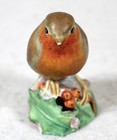 Vintage Royal Worcester Robin  3197 Figurine Bone China Made In England