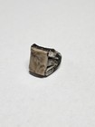 New Old Stock Native American Wheeler Sterling Silver Agate Men s Ring Sz 11  5