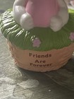 Vintage Russ Berrie Wind Up Bunny Basket Easter Mechanical 2 75  Friends Forever