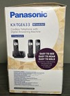 Panasonic Kx-tge633 6 0 Expandable Cordless Phone W  Digital Answering- Open Box