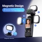 Jjc  3 Lights  Magnetic Fill Light For Dji Osmo Pocket 3 Creator Combo Led Video