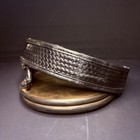 Bianchi Duty Belt  size 36   Waist Accumold Black Basket Weave Leather