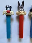 Rare Lot Vintage Pez Candy Dispenser No Feet Disney Looney Tunes H Kong Austria
