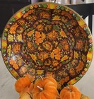 Vintage Collectible 1971 Daher Decorated Ware Floral Metal Bowl Made In England