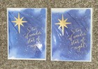 New Papyrus Christmas Cards In Wrapper W envelopes  lot Of Two 
