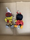Warner Bros  Looney Tunes Tweety Bird Mini Plush Keychains Lot Of 2 1998