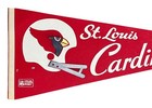 Vintage 1970 s St Louis Cardinals Full Size 29  Football Helmet Pennant Old