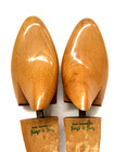 Vtg Lloyd   Haig Pair Mens Cedar Wood Travel Shoe Trees Stretchers Sz Large 13 
