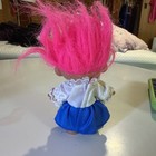 Troll Doll 4 1 2  Russ Israel Jewish Around The World Pink Hair