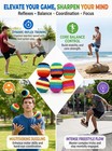 3-pack Premium Handmade Knitted Hacky Sack Footbags For Adults   Teens