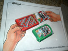 3 Piece Lot Original Art Kelloggs Cereal Corn Flakes Mini Mazes   Pinball Games 
