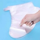 400-pack Disposable Plastic Foot Covers For Feet     12 2  X 9 4   Clear 