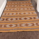 Handwoven Wool Indian Rug From American South West  Great Condition 