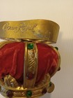 Vintage Crown Royal Bottle Holder Display Stand 1970s Advertisement Velvet Crown