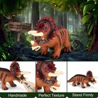 Kissdream 7 Piece Jumbo Dinosaur Toys Big Dinosaur Toy For Boys Realistic Gia   