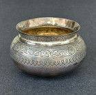 Antique 19thc Imperial Russian 84 Silver Sugar Bowl Gilt Interior 148g
