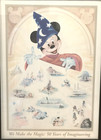 John Hench Signed Disney Wdi Imagineering 50th Anniversary Print 1130 6000 Coa