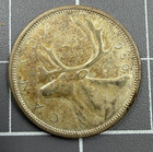 2x Toned Canada 1956 80  Silver Quarters 25c -  30oz Asw