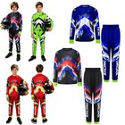 Us Boys Letter Print Racing Suit Biking Motocross Jersey And Pants For Riding