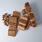 Cedar Wood  Assorted Acorns balls  Blocks  Liners For Closet And Storage 64 Pcs 