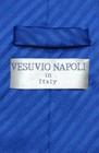 Vesuvio Napoli Necktie Royal Blue Striped Vertical Stripes Design Mens Neck Tie