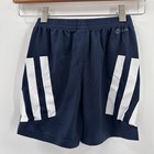 Adidas Aeroready Navy Blue W white Stripe Shorts Youth Boy s Size 4  Nwt