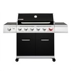 Royal Gourmet 6-burner Propane Gas Grill In Black Outdoor Backyard Bbq Party