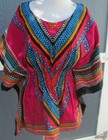 Elastic Waist Dashiki African Blouse Women Traditional Dress Top One Size