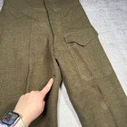 British Military Pants Mens 30x30 Green 1949 Pattern Battle Wool Trousers Cargo