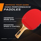 Ping Pong Paddles - High-performance Set With Premium Table Tennis Rackets