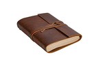 Leather Journal Notebook   6x8 In    - Vintage Leather Bound Journals 6  X 8  Inch