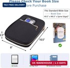 Aplufine Bible Cover For Women - Soft Bible Case - Carrying Book Case For Bible