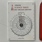 Vintage Concise Science Tables And Circular Slide Rule By Sama   Etani