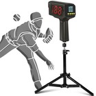 Baseball Radar Gun Led lcd Larger Display Handheld With Tripod Speed 3-150 Mph