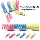 250x Assortment Heat Shrink Wire Connectors Electrical Ring Spade Crimp Terminal