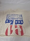 Led Zeppelin North American Tour 1975 Graphic T-shirt Size M Crop Top Womens