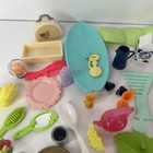 108 Pieces Of Random Assortment Of Small Doll Accessories Junk Drawer Toy Lot