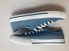 Hurley Women s Carrie Canvas Sneakers Low Top Lace Up Shoes Fashion Chambray New