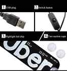 Led Light Sign     Rideshare Windshield App Indicator With Usb Switch   Car Dashbo